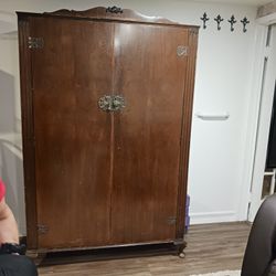 FRENCH ARMOIRE BEAUTIFUL FRENCH VINTAGE ANTIQUE All Original