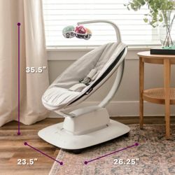 4moms mamaRoo Multi-Motion Baby Swing Smart Connectivity - Gray