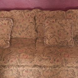 Floral Couch And Chair