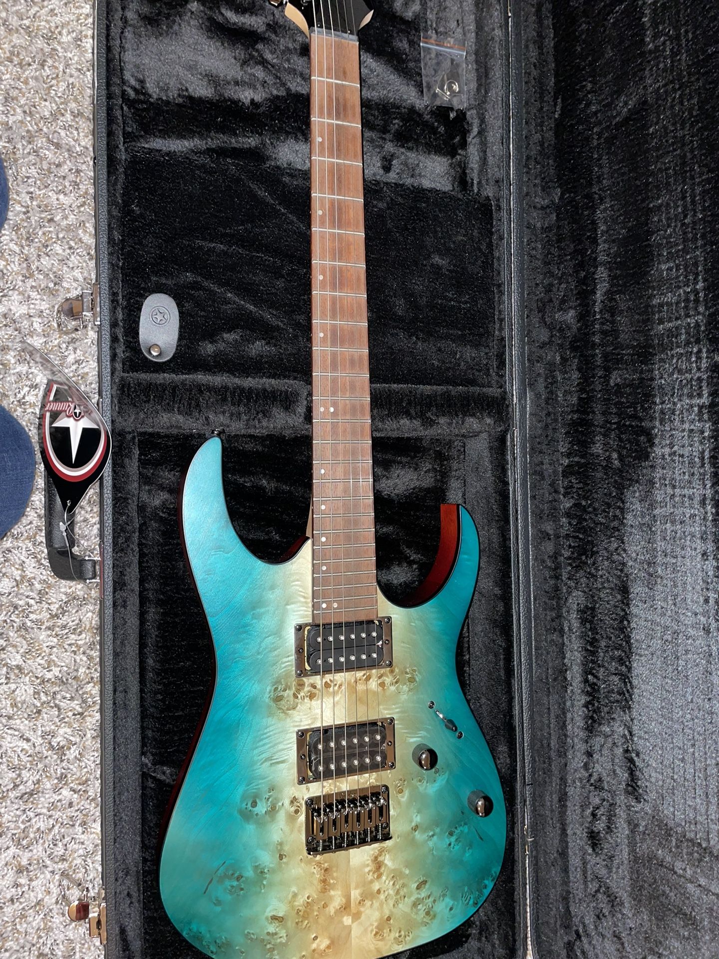 Ibanez RG Series RG421PB Electric Guitar Caribbean Shoreline Flat