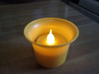 Mini night lantern runs new battery in your little box.