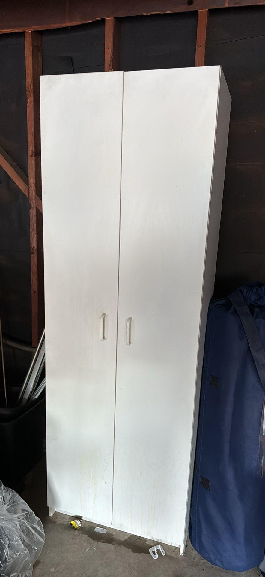 White Wardrobe Or Storage Organizer Closet