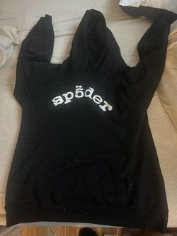 Black vvs sp5der hoodie