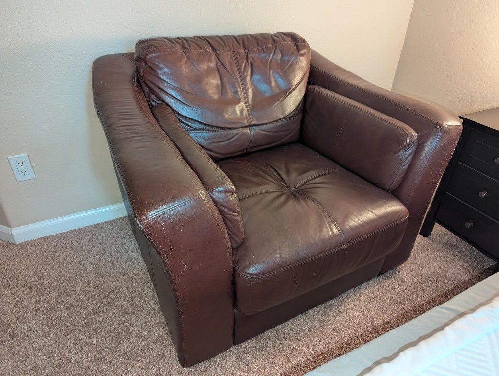 Comfy Brown Sofa Chair