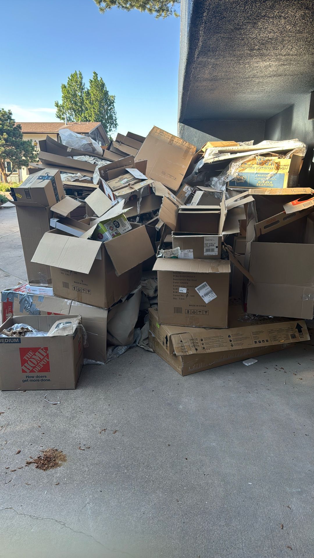 Tons Free Moving Boxes Lakewood Green mountain 