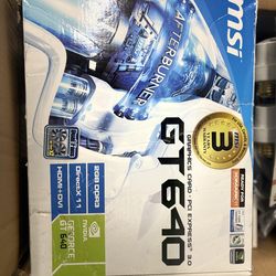 MSI GeForce 640 graphics card