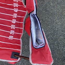 Set Of 2 Fold Up football field theme Camping yard Chairs 