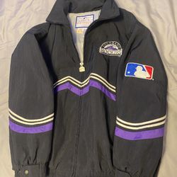 Vintage Colorado Rockies windbreaker jacket