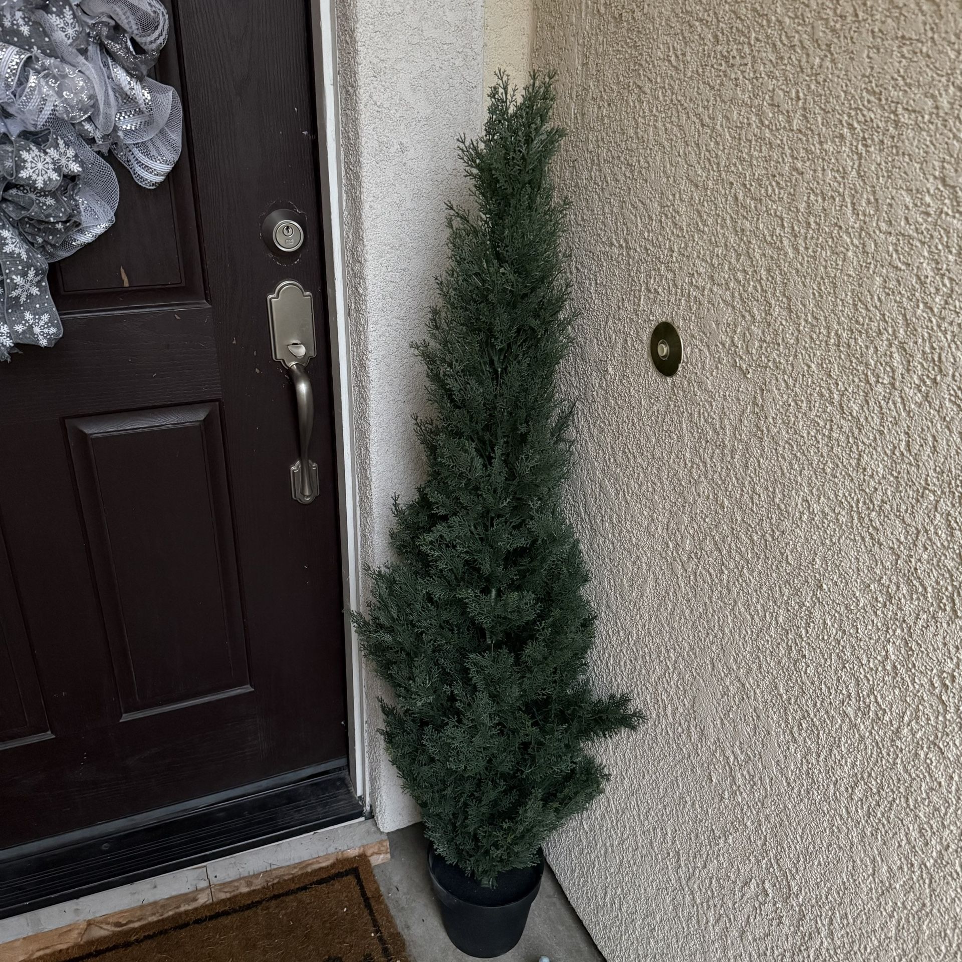 2 Artificial Cedar Topiary Trees 5 FT