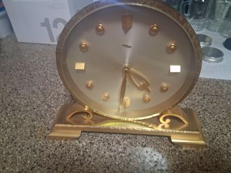 Vintage Brass Clock