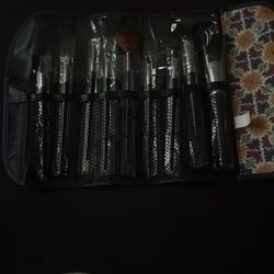 Makeup Bag/ Brushes , Eyelashes, Labubu Keychain 