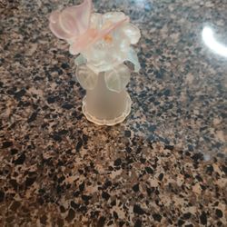 Pink Frosted Avon Butterfly 🦋 Timble