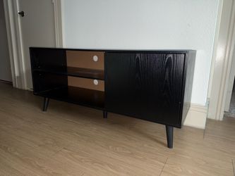 Black TV Console