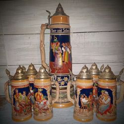 Vintage Gerz German Beer Steins