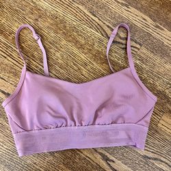 Victoria’s Secret PINK Active lightly lined sports bra light pink size small 