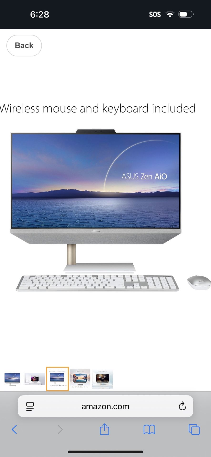 Asus Zen AIO 24 23.8” Desktop