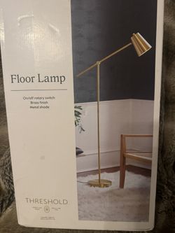 Brass/ Gold Floor Lamp