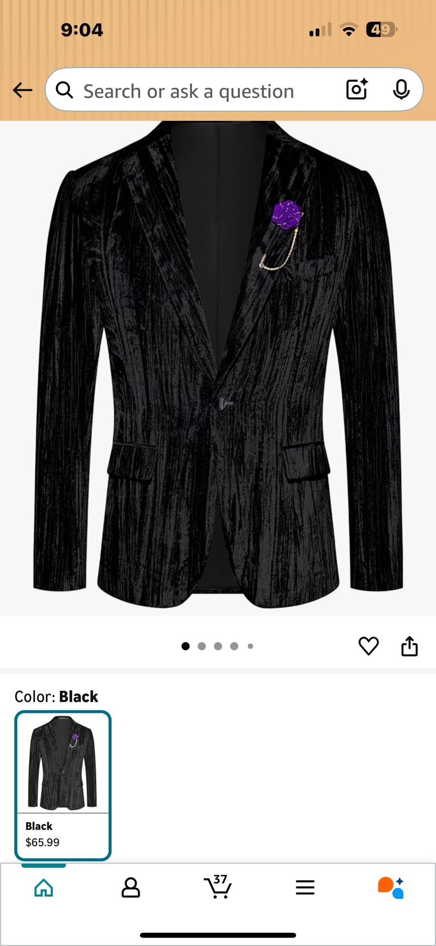 elegant men's jacket
