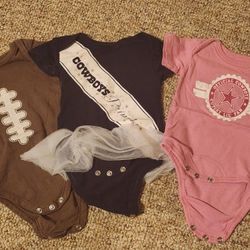 3 Months Baby Girl Cowboys Gear