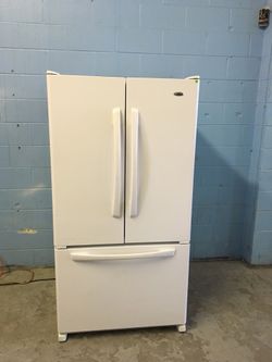 White French Door Refrigerator