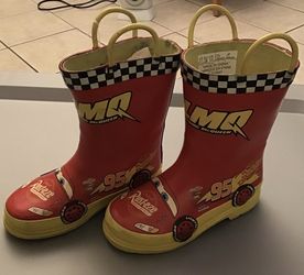 Disney Lightning McQueen Child Rain boots Size 11