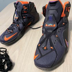 Nike LeBron 12 Instinct Cave Purple Hyper Grape Men’s Size 10.5