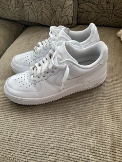 Nike Air Force 1 Low White Sneakers – Size 10