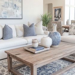 Coffee Table That Comes In Marble And Wooden 