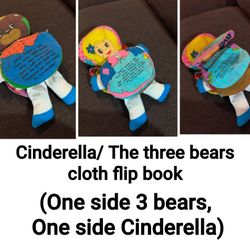 Cinderella & The Three Bears Flip Book Doll 