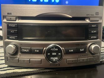 2010-2012 Sabaru Legacy radio