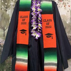 Customized Graduation Sash Stoles Ready For Pick Up