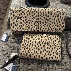 Cheetah Long And Short Wallet