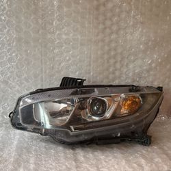 2016-2021 Honda Civic Halogen W LED Headlight Left Driver