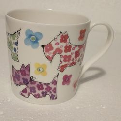 Rose Of England Patchwork Scotties China Mug