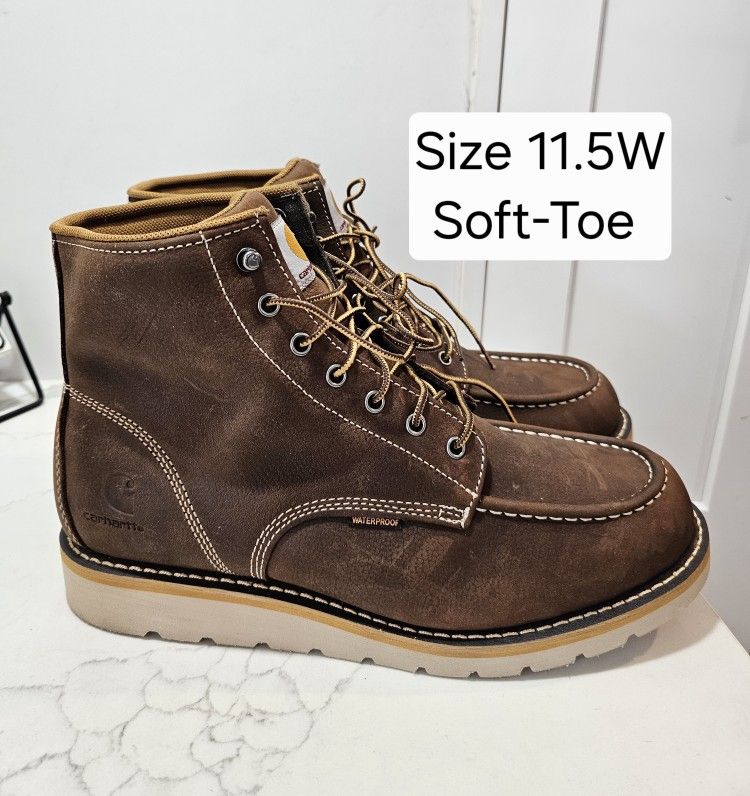 Carhartt Soft Toe Work Boots Size 11.5W
