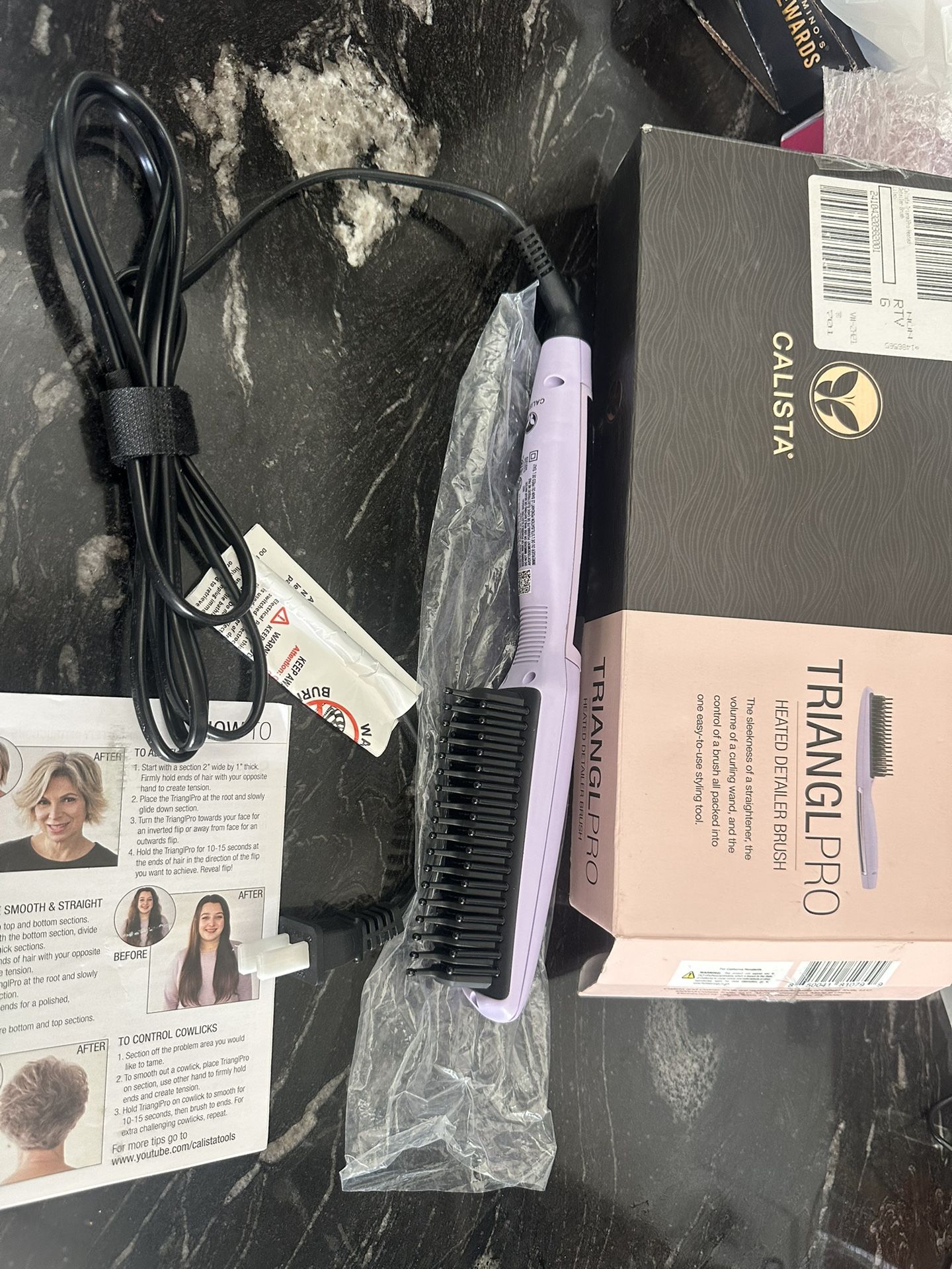 NEW HEAT BRUSH IN BOX