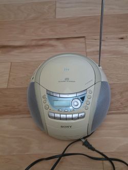 Sony CD & Cassette Player.