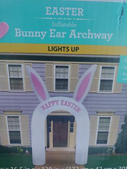 Easter Inflatable Bunny Archway
