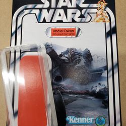 Custom Star Wars Uncle Owen & Aunt Beru Cardbacks