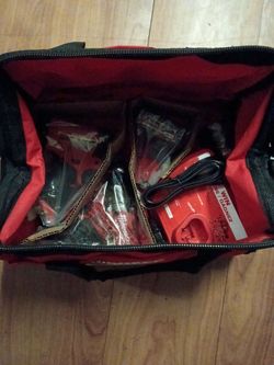 Set of Milwaukee M12  impact drill and impact hammer drill