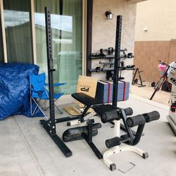 Titan Squat Rack And Weight Bench