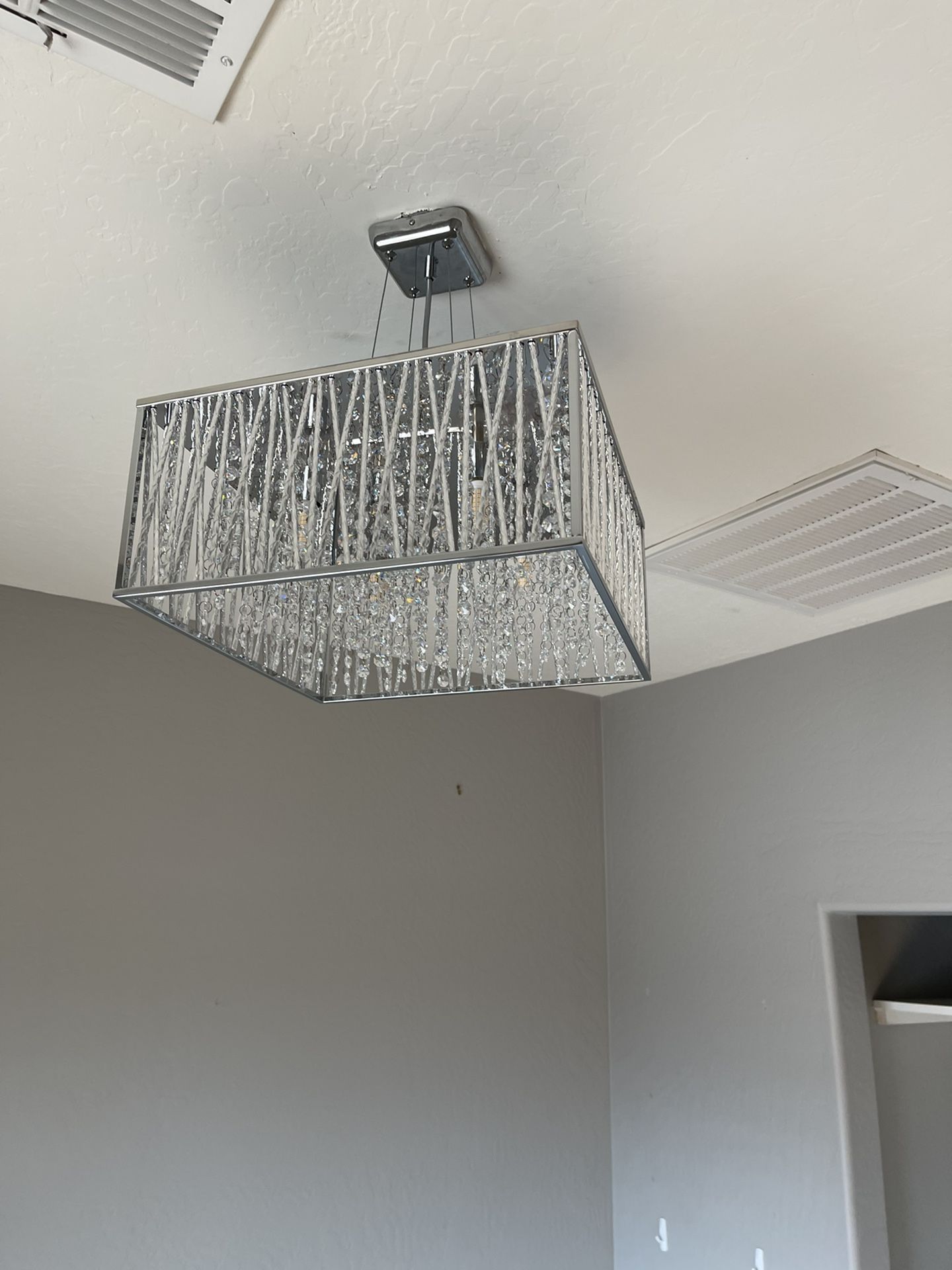 Chandelier with Crystals Hanging