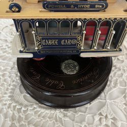 San Francisco Cable car Rotating Music Box