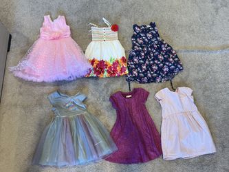 Size 3-4 Kids Girls Summer Dresses