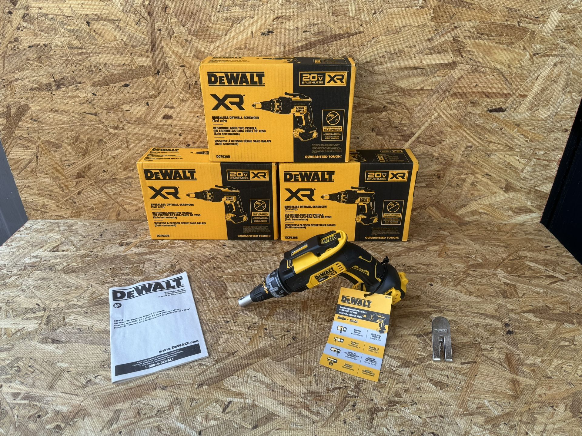 Dewalt 20v XR Drywall Screwgun Brushless Model DCF630 (Tool Only)