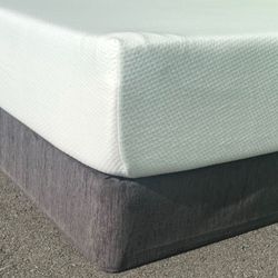 Like New 12" Memory Foam Mattress- Box Spring & Bed Frame Optional 