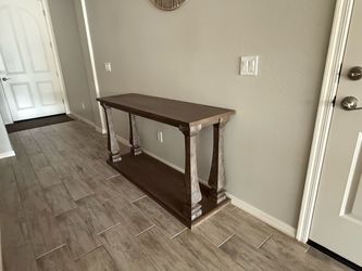 Rustic Wood Sofa Table