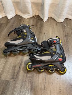 Size 9,5 Men's fitness inline skates Rollerblade Pro Training Alu 07 (Bio Dynamic series)