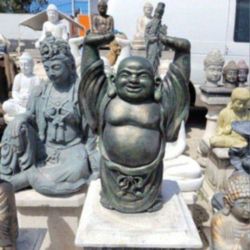 Concrete Buddha Statue / Cement Garden Backyard Buddhas