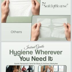 XL Compressed Disposable Towels for Personal Hygiene - 20 Count Biodegradable, Hypoallergenic Travel Towels for External Intimate Refreshment